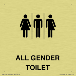 Female, Male and Non-gender specific